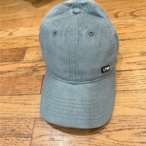 LYM Corduroy Baseball Cap in Sage Green